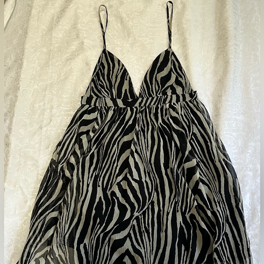 H&M dress - Zebra print dress